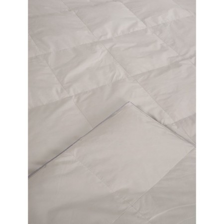 Superficent downy down -fed masuria blanket, size 172x205 cm, gray color-4