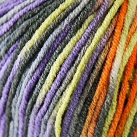 Yarn "Jeans Crazy" 55% cotton, 45% acrylic 160m/50g (8213 gray-green)-2
