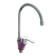Accoona A4467S kitchen mixer, single -leaf, with nut, purple/chromium