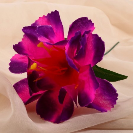 Artificial flowers "Crispa Begonia" D-11 cm 27 cm, lilac-1