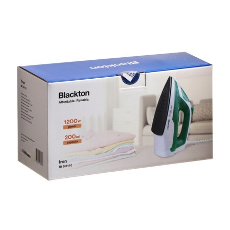 Iron Blackton BT SI3110, 1200 W, anti-stick sole, 18g/min, 200 ml, white-green-8