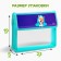 A5 notebook folder (230 x 190 x 50 mm), with Velcro valve, plastic/textiles, calligrata, "sib