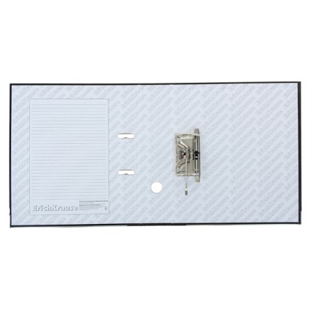 A4, 70 mm registrar, Erichkrause, Business, assembled, pocket for a spine, metallic kant, capacity 450 sheets, black-1