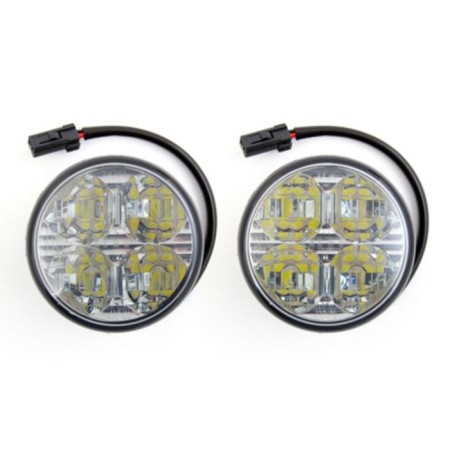 Daytime running lights LED MTF LIGH "Country" 12/24V, 8 W, 6000K, 2 pcs, LDL70-1