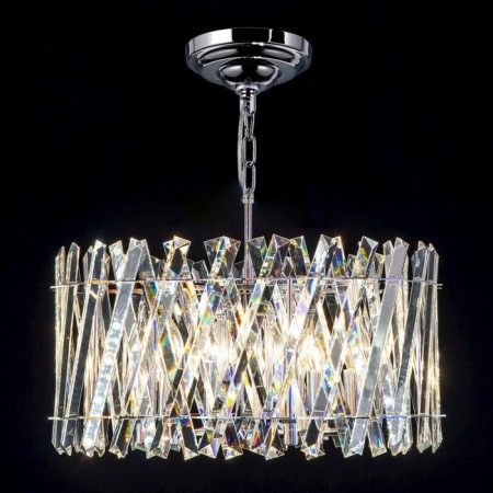 Suspended Citilux “Ingvar” CL334261, 47.5x47.5x110 cm, 6x60W, e14, gray color.-9
