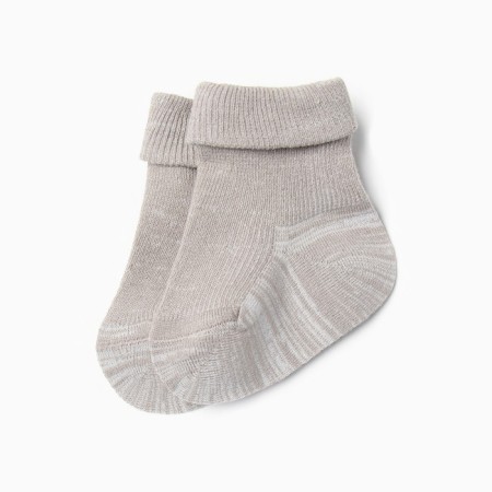 Набор детских носков Крошка Я BASIC LINE, 3 пары, р. 10-12 см, бежевый-1