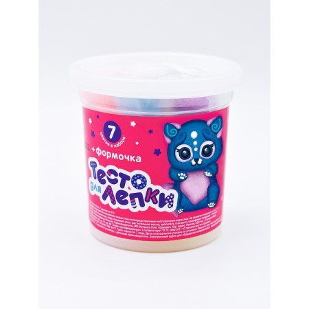 Bank sculpting dough 7 colors 15 g + mold-1