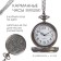 Pocket clock "Signs of the zodiac", quartz, d dial - 3.5 cm