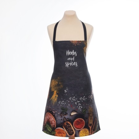 Apron kitchen "spices" 70x60 cm, 100% cotton, sarzha 190 g/m2-4