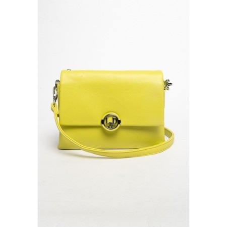 Cross-Body Bag, eco-leather, Ludor lemon, 22x8x17 cm