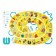 Neurologist-pipping game “Traveling with sound [w]”, playing field, map with chips, cube, 4+