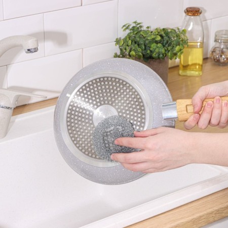 A sponge for washing dishes of the share, metal, 12 g-3