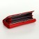 Women's wallet 03-01-01, 18.5*4*9 cm, 4 departure, 2 Potd/frame, d/cards, d/coins, on magnets, red