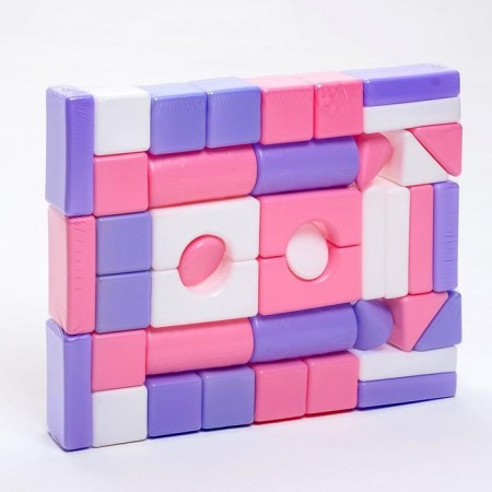 Construction set, 41 element, 60*60, pink color-6