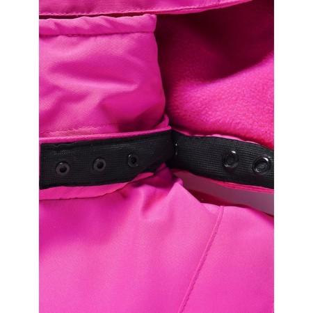 Ski costume for a girl, height 128 cm, pink color-9