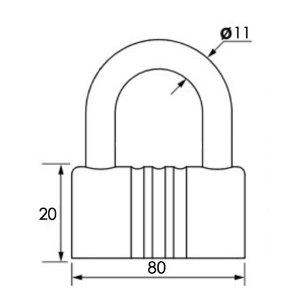 Sibrtekh-hinged castle ZNO2-21, 80 mm-1
