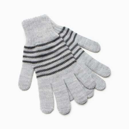 Gloves female, the color is light gray, size 18-1