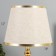Table lamp "Formula" 1x40W E27 gold 22x22x36cm