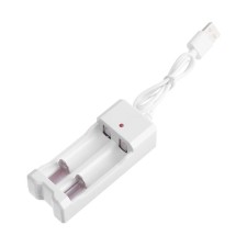 Charger Luazon UC-26, for 2 batteries. AA or AAA, USB, charge current 250 mA, white
