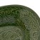 The herringard Rishtan ceramics "Patterns", 24 cm, green