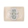 Double socket Kranz ceramics, without grounding, hidden installation, 10a, beige KR-78-0249