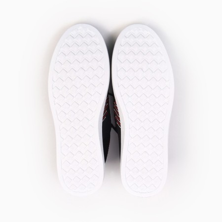 Women's sneakers, black color, print mix, size 40-2