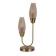 Table lamp 2x60W E14, size 21.5x21.5x52 cm