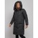 Coat insulated winter female, size 42, black color