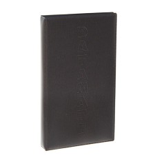 Businessman for 60 cards, 3 cards on 1 sheet, PVC cover, black