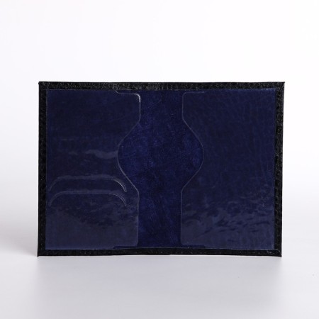 Cover for passport, dark blue color-4