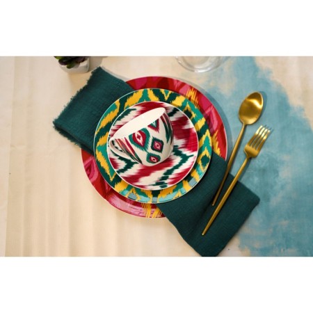 Service Porcelain Tea Daulaan Askım, 12 objects: 6 cups 250 ml, 6 saucer d = 15 cm ㅤ-12
