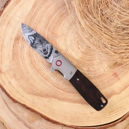 Folding “Wolf” knife 21cm, 87mm blade/3.5mm-1
