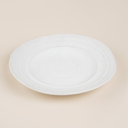 Ceramic plate SL Home "Arena Blanca", d = 30 cm, white color-2