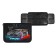 Penal 1 section, 140 x 200 x 40 mm, 2 folding strips, textile, PCT 09-22-19 "SMART CAR" (drawing with 3D metallic effect) 72202