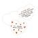 Valentine postcard "February 14", reason for happiness, 7 x 6 cm