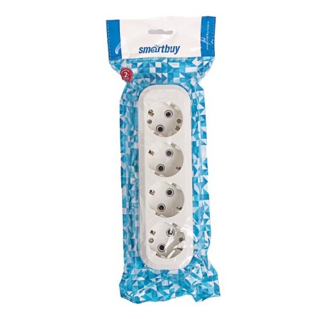 Smartbuy block, 4 sockets, 16 a, 3500 watts, with salary, white-1