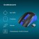 Mouse call 485MW black/blue optical (1000DPI) wireless USB for laptop (3but)