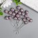Stamens for flowers "Ball pearl silver-gray" d = 1.2 cm 6x1.2x1.2 cm