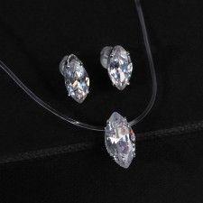 Set 2 objects: earrings, pendant 