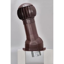 The ventilation set for Monterrey metal tiles, d = 160 mm, brown Ral8017