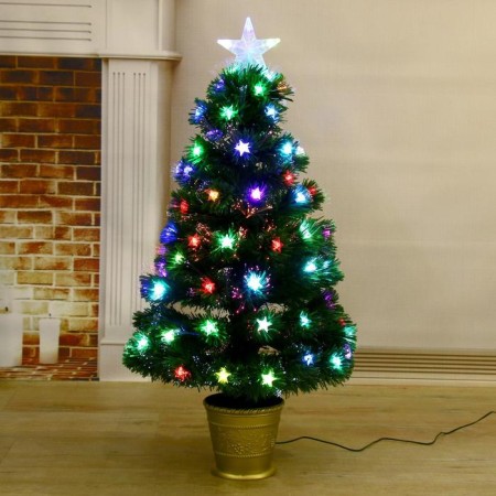 Fibrooptic Christmas tree "Star" 90 cm 80 branches
