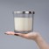 Aromatic giant in a glass "Tropical coconut", soy wax, 10x10 cm