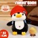 Soft toy "Penguin", in a red hat, mix