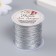 Contain cord on the bobin "silver" winding 15 m thick 2 mm 4.3x4.7x4.7 cm