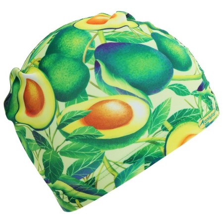Hat of swimming adult onlytop "avocado", fabric, girth 54-60 cm-3