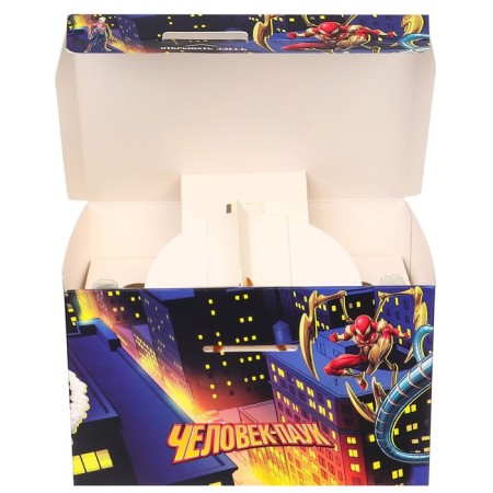 Gift box-boom, folding, 20x15x12.5 cm, spider-man-6