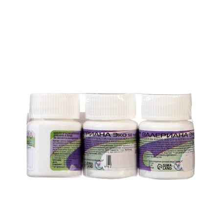 Valerian Ecotektex, 3 UEs of 50 tablets