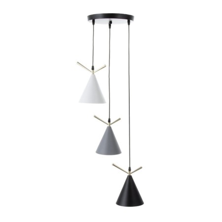 Bayerlux lamp "Scandy" 3he27 40W gray black black 26x26x26-126cm-3