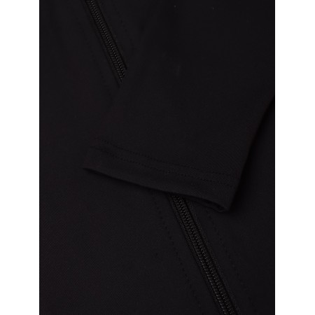 Female jumpsuit with Minaku zipper, black color, rr 48-2