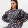 Home female set (jumper, trousers), gray color, size 44